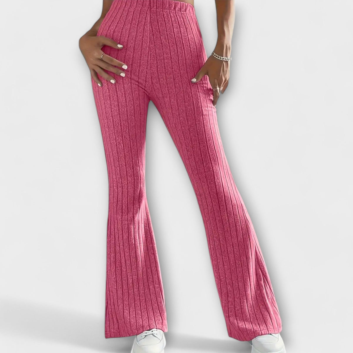 Velara – Pantalon tissé à taille élastique