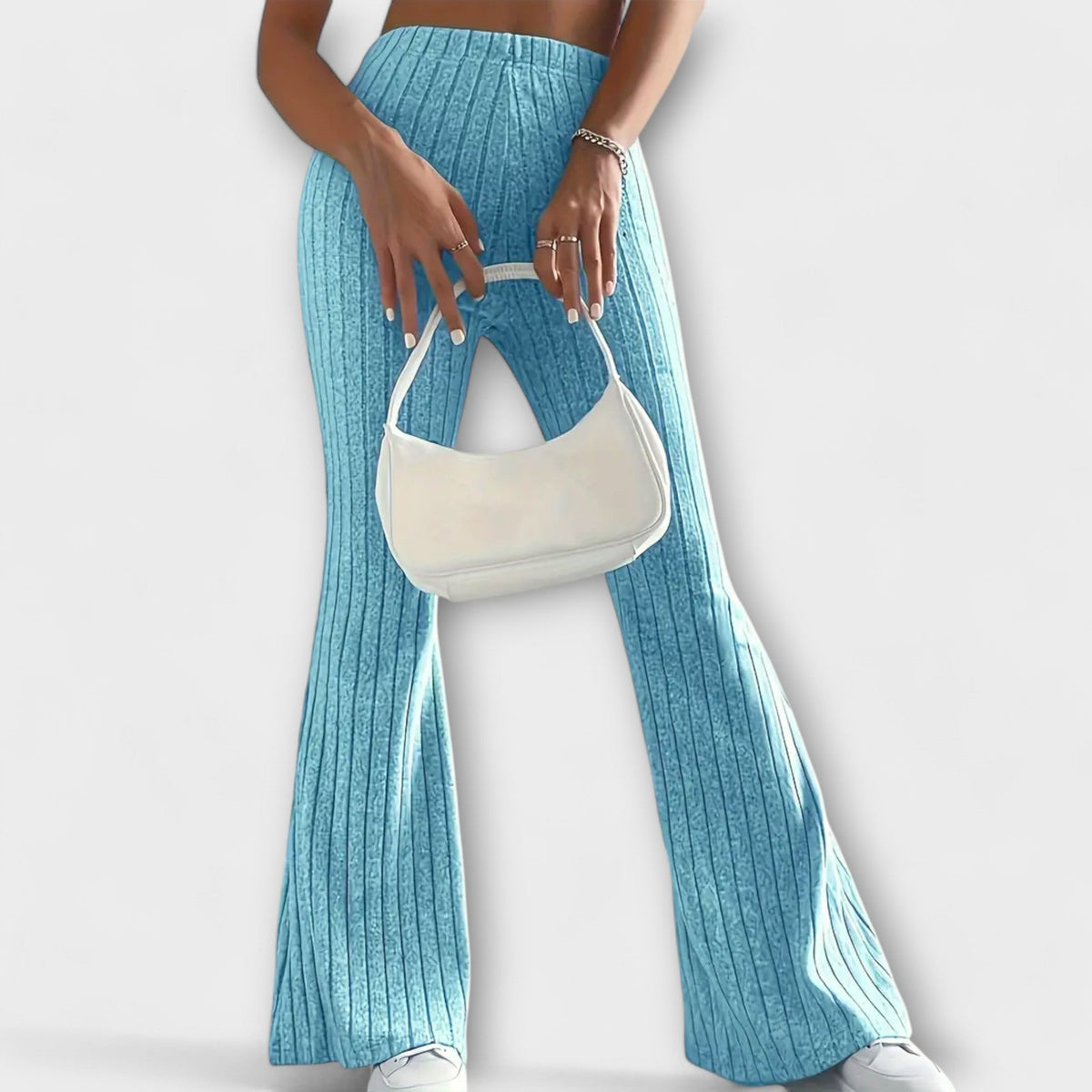Velara – Pantalon tissé à taille élastique