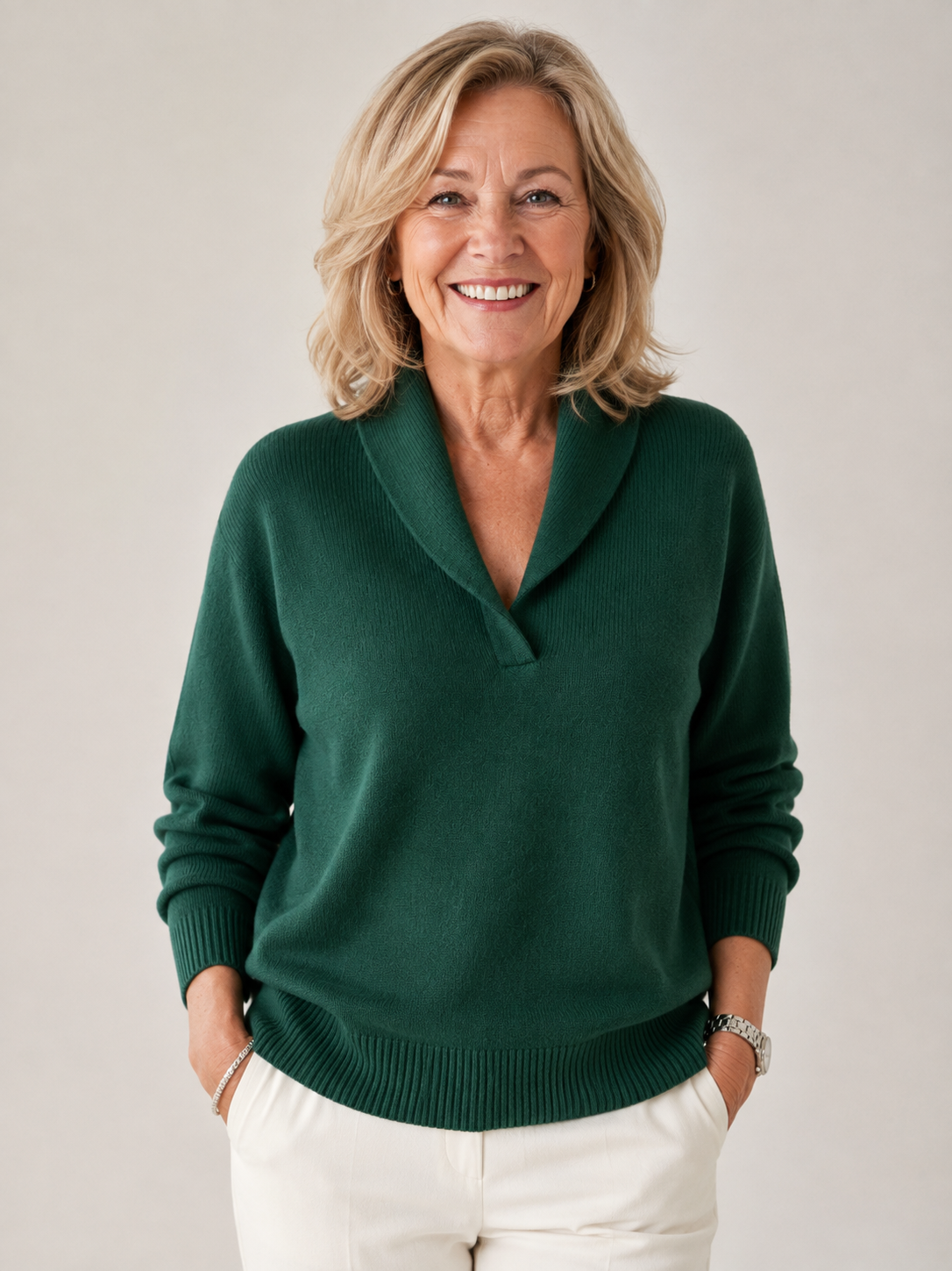 Noreli – Pull en maille à col V