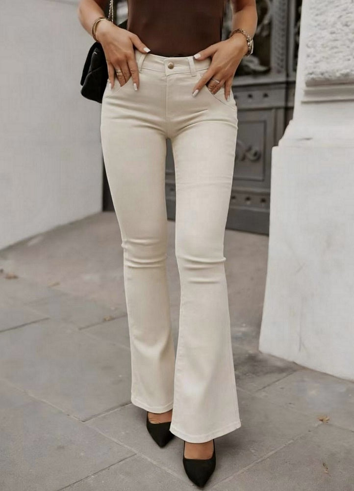 Solyn – Pantalon évasé extensible