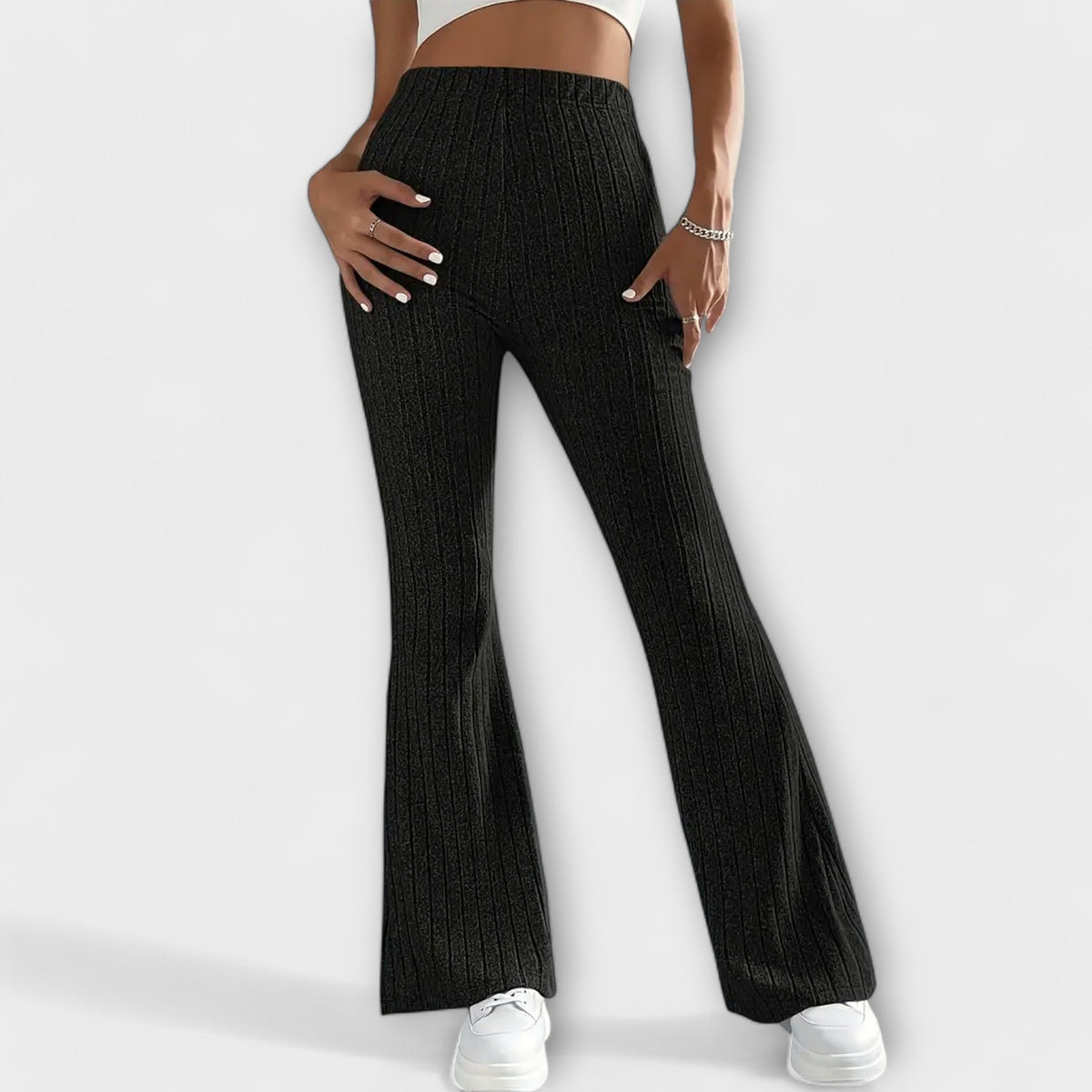 Velara – Pantalon tissé à taille élastique