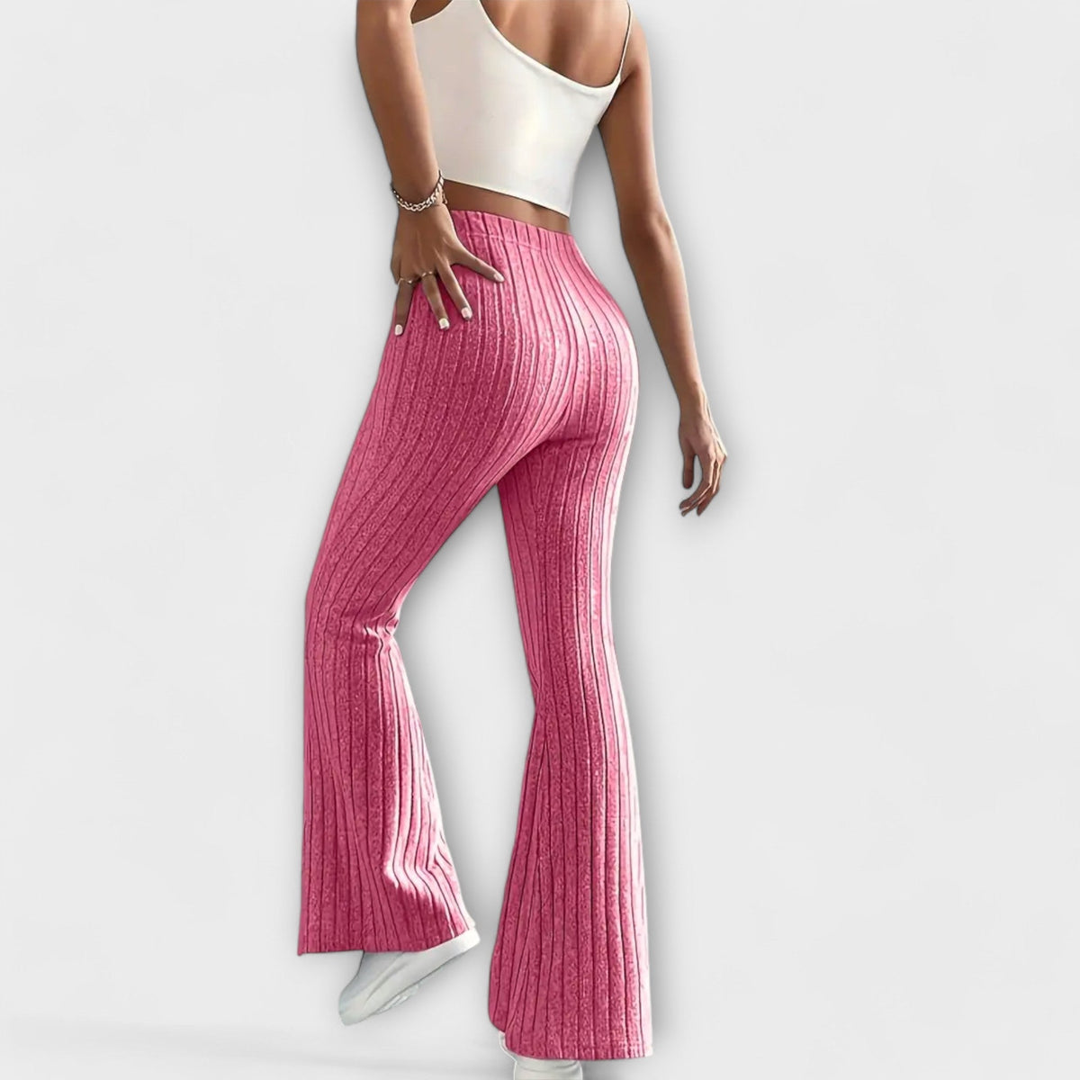 Velara – Pantalon tissé à taille élastique